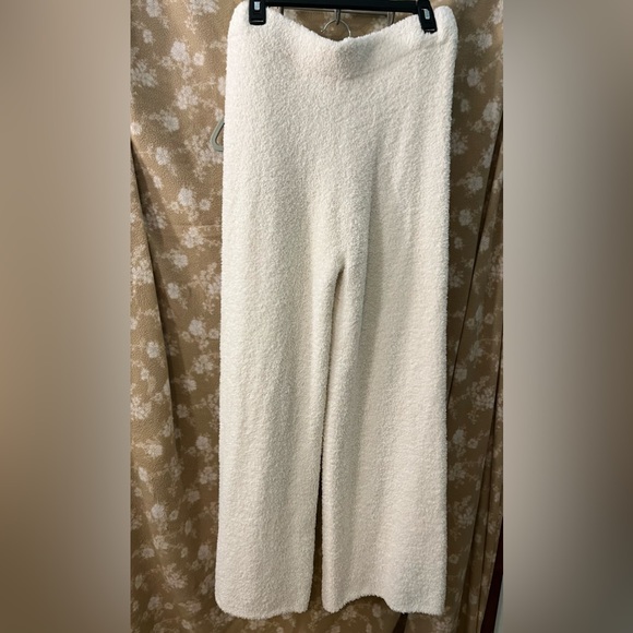 STARS ABOVE Marshmallow Knit Almond Cream Wide-Leg Pant Lounge Pants like new - Picture 2 of 4